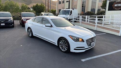 Casablanca White 2015 Hyundai Genesis 3.8