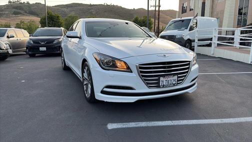 Casablanca White 2015 Hyundai Genesis 3.8