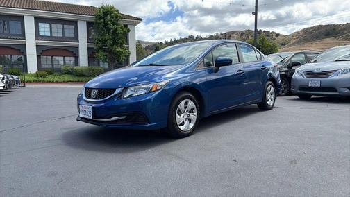 Dyno Blue Pearl 2014 Honda Civic LX