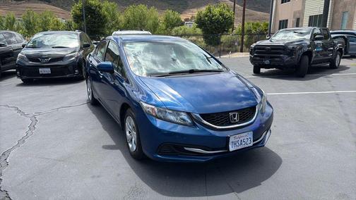 Dyno Blue Pearl 2014 Honda Civic LX