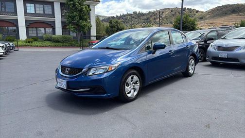 Dyno Blue Pearl 2014 Honda Civic LX