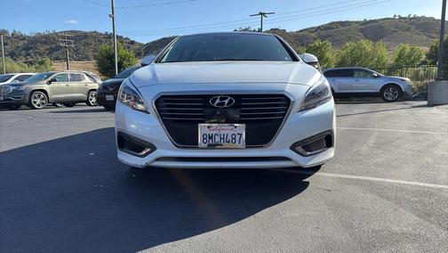 White 2016 Hyundai SONATA Hybrid Limited