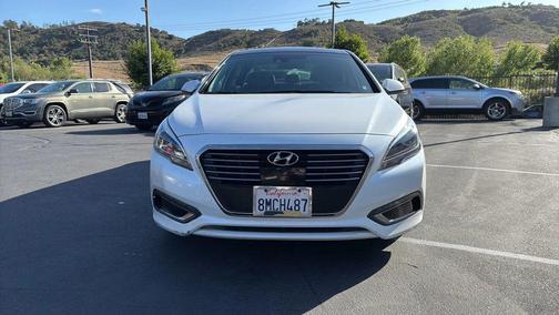 White 2016 Hyundai SONATA Hybrid Limited