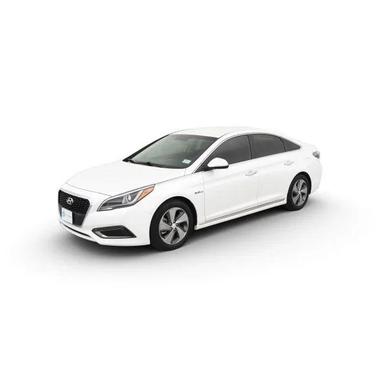 White 2016 Hyundai SONATA Hybrid Limited