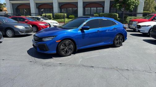 Aegean Blue Metallic 2017 Honda Civic EX-L Navi