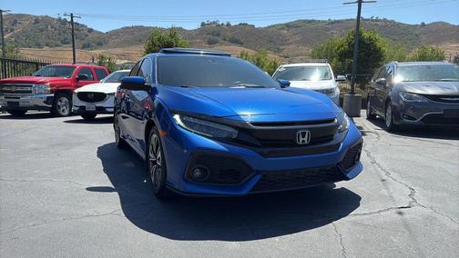 Aegean Blue Metallic 2017 Honda Civic EX-L Navi