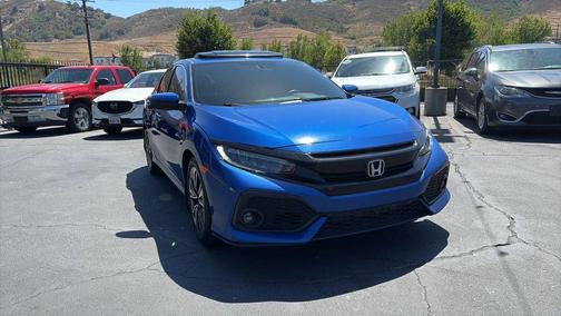 Aegean Blue Metallic 2017 Honda Civic EX-L Navi