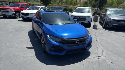 Aegean Blue Metallic 2017 Honda Civic EX-L Navi