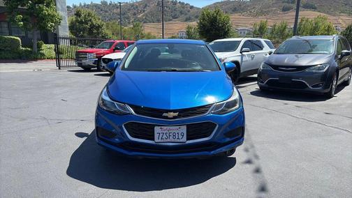 Blue 2017 Chevrolet Cruze LT