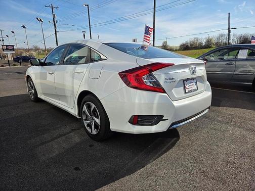 Platinum White Pearl 2020 Honda Civic LX