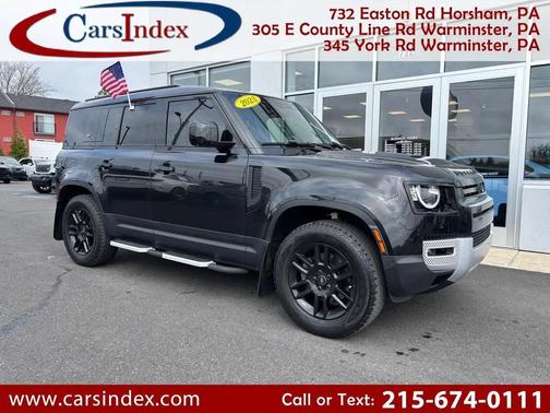 Santorini Black Metallic 2023 Land Rover Defender 110 S