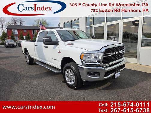Bright White Clearcoat 2024 RAM 2500 Big Horn Crew Cab 4x4 8' Box