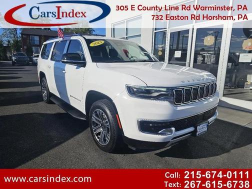 Bright White Clearcoat 2023 Jeep Wagoneer L Series II 4x4