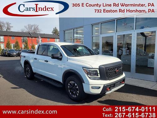Glacier White 2021 Nissan Titan PRO-4X