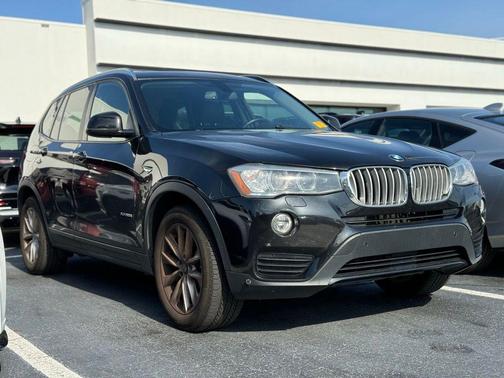 Black Sapphire Metallic 2016 BMW X3 xDrive28i