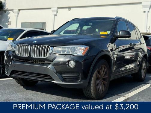 Black Sapphire Metallic 2016 BMW X3 xDrive28i