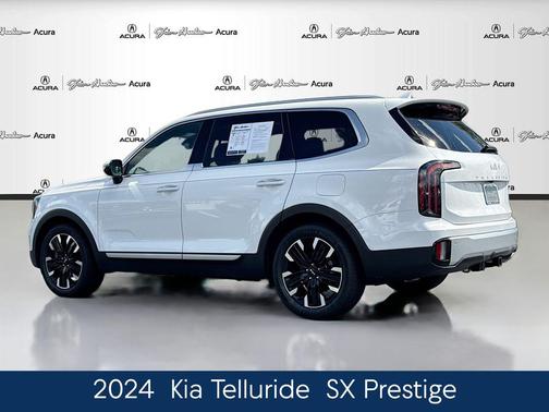 Glacial White Pearl 2024 Kia Telluride SX Prestige