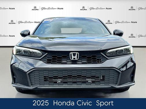 Crystal Black Pearl 2025 Honda Civic Sport