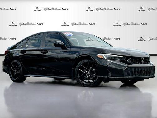 Crystal Black Pearl 2025 Honda Civic Sport