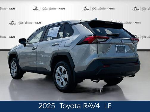 Silver Sky Metallic 2025 Toyota RAV4 LE