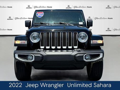 Black Clearcoat 2022 Jeep Wrangler Unlimited Sahara