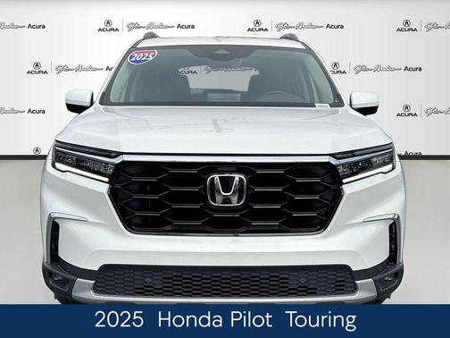 Platinum White Pearl 2025 Honda Pilot Touring 8-Passenger