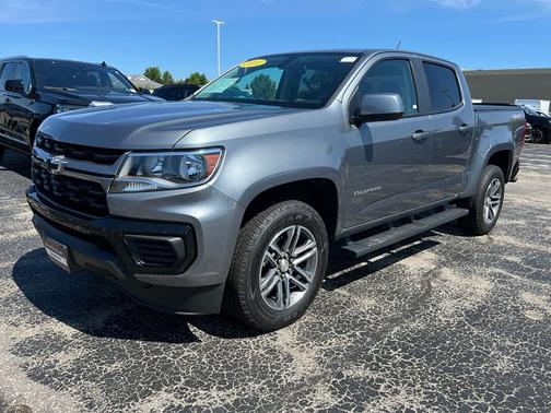 Satin Steel Metallic 2021 Chevrolet Colorado 4WD Work Truck