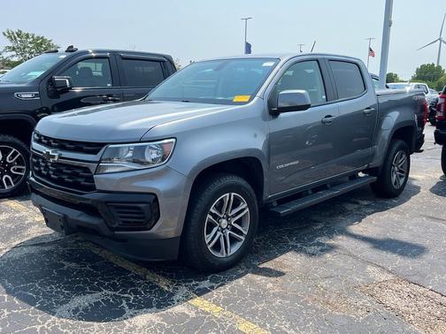 Satin Steel Metallic 2021 Chevrolet Colorado 4WD Work Truck