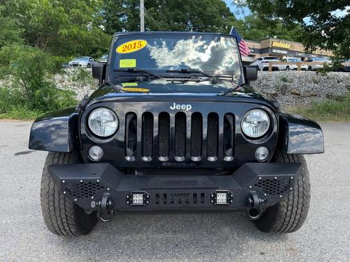 Black 2015 Jeep Wrangler Unlimited Sahara