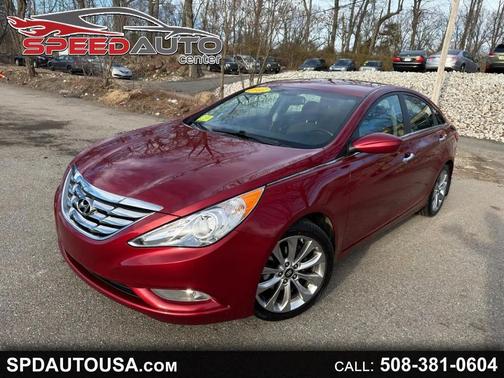 Burgundy 2013 Hyundai SONATA Limited