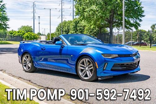 Blue 2018 Chevrolet Camaro 1LT