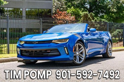 Blue 2018 Chevrolet Camaro 1LT