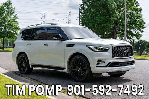 White 2021 INFINITI QX80 PREMIUM SELECT
