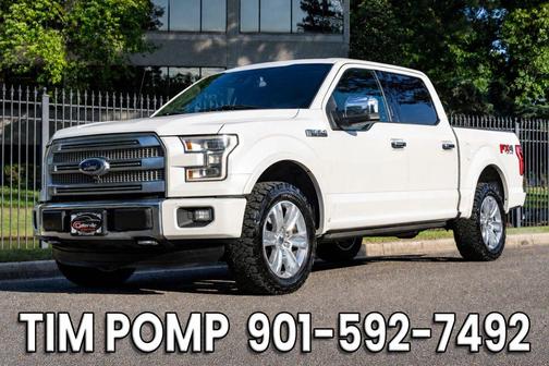 White 2015 Ford F-150 Platinum