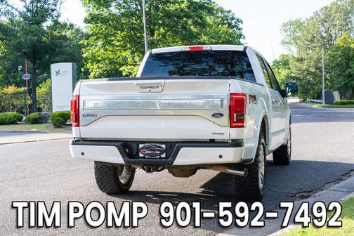 White 2015 Ford F-150 Platinum