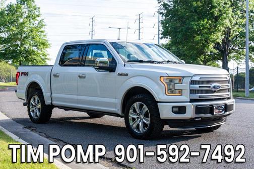 White 2015 Ford F-150 Platinum
