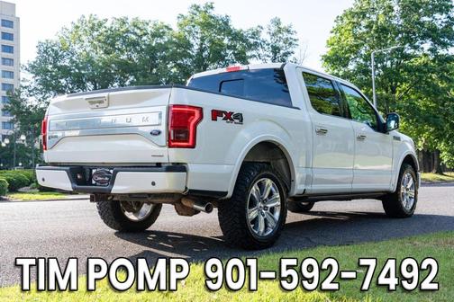 White 2015 Ford F-150 Platinum