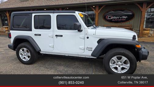 White 2021 Jeep Wrangler Unlimited Sport SUV