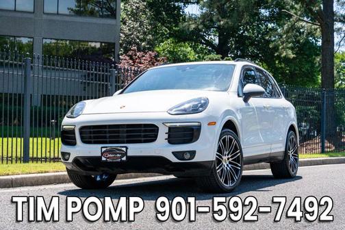 White 2017 Porsche Cayenne Platinum Edition