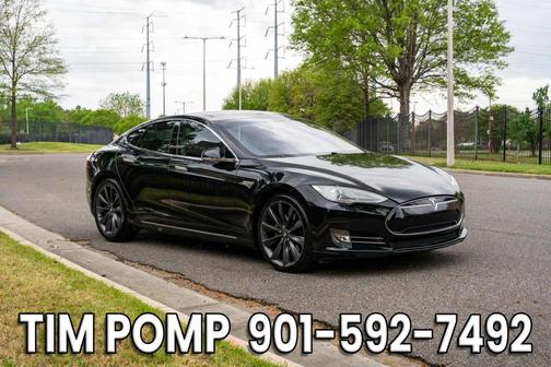 Black 2014 Tesla Model S 85