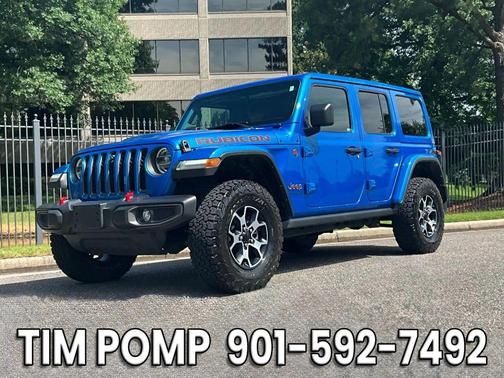 Blue 2021 Jeep Wrangler Unlimited Rubicon