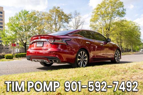 Red 2023 Nissan Maxima 3.5 Platinum