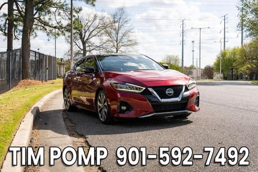 Red 2023 Nissan Maxima 3.5 Platinum