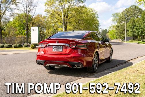 Red 2023 Nissan Maxima 3.5 Platinum