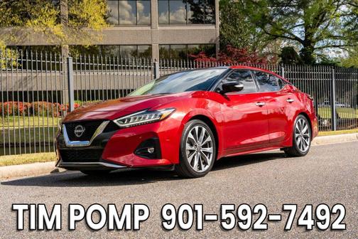 Red 2023 Nissan Maxima 3.5 Platinum