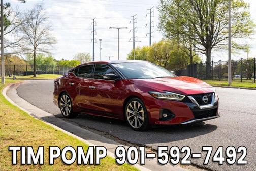 Red 2023 Nissan Maxima 3.5 Platinum