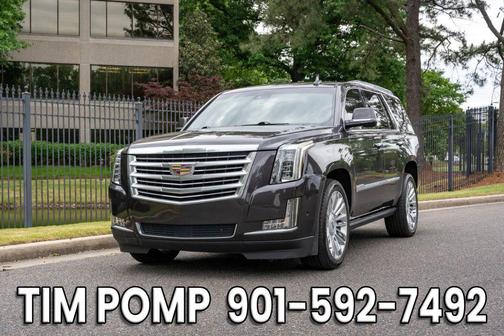 Gray 2018 Cadillac Escalade Platinum