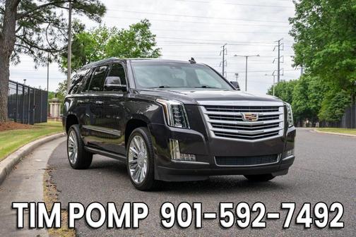 Gray 2018 Cadillac Escalade Platinum