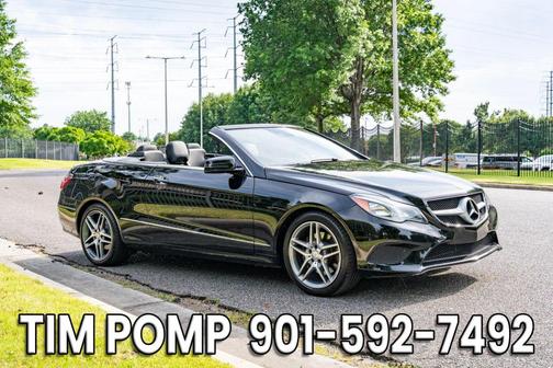 Black 2014 Mercedes-Benz E-Class E 350 Cabriolet 2D