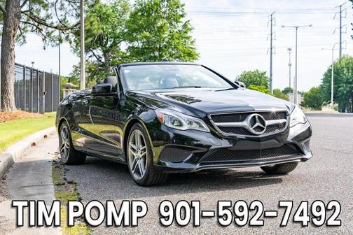 Black 2014 Mercedes-Benz E-Class E 350 Cabriolet 2D